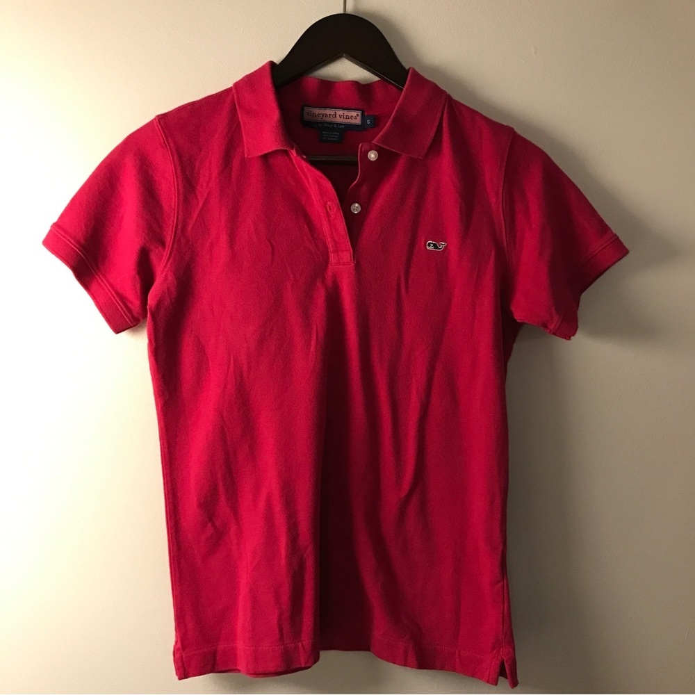 Vineyard Vines Red Polo Shirt